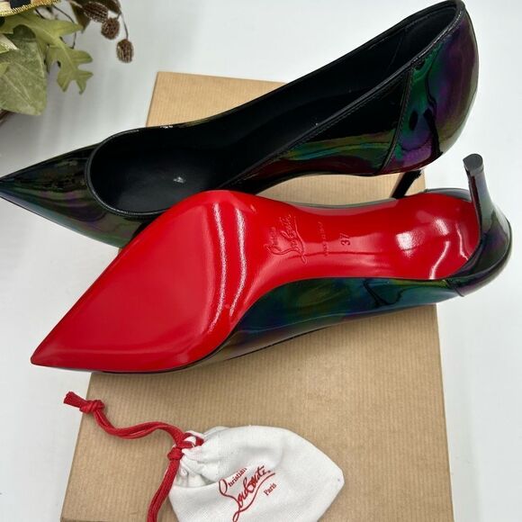 Women’s Christian Louboutin sporty Kate 85 heels size 37 made in Italy - Picture 8 of 11